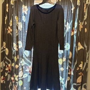 Ann Taylor Black Long Sleeve Dress